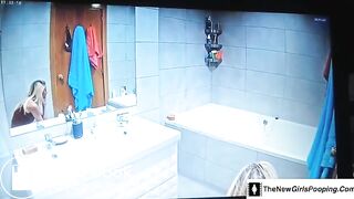 Private toilet poop