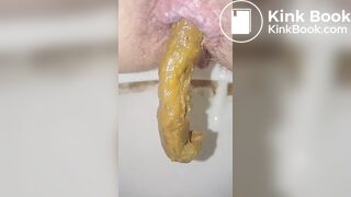 nice shit on toilet