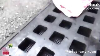 Japanese girl wipe her ass with anime book