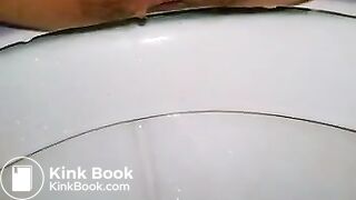 Me piss and take a smell shit