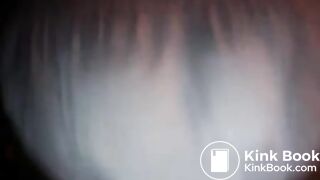 baby girl showing off her pooped diaper