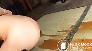 Cute girl enema training lesson