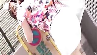 outdoors shitting unusual cleaning 007 (diarrhea in panties and poor cleani