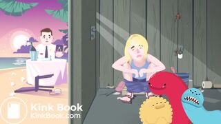 Animated Woman Having Diarrhea