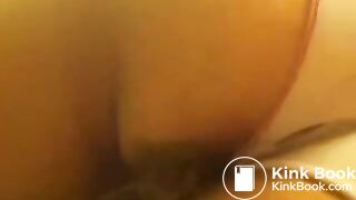 Creamy amateur ebony panty poop 2