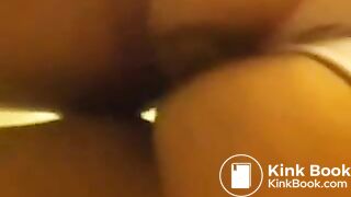 Creamy amateur ebony panty poop 2