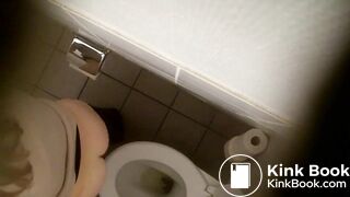 Isabel pooping in office