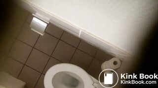 Isabel pooping in office