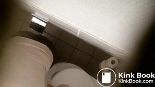 Isabel pooping in office