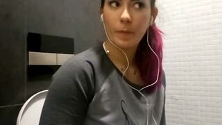 sexy teen public toilet diarrhea farting