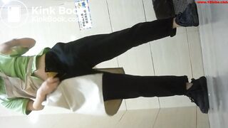 Girl poop in public toilet 72