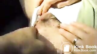 cumming on a shitty ass