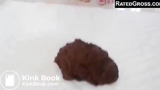 Stunning Blonde Takes A Monster Shit Out Of Her Tiny Ass,