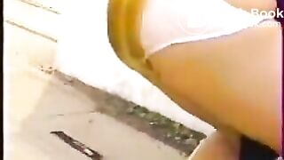 School girl poop panty