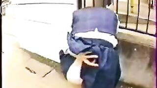 School girl poop panty