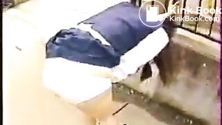 School girl poop panty