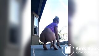 cute and sexy girl pooped and peed