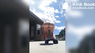 cute and sexy girl pooped and peed