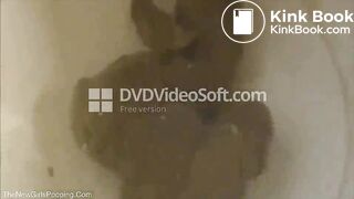 older woman shitting