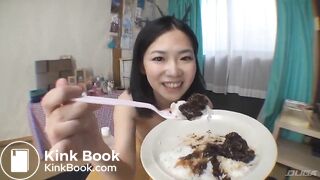 japanese girl scat eat and puke