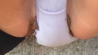 Maybe the best public pantypoop ever