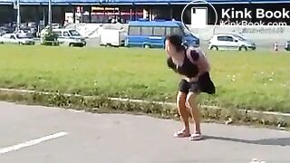 Maybe the best public pantypoop ever