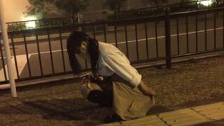 Japanese pee Street - video 2