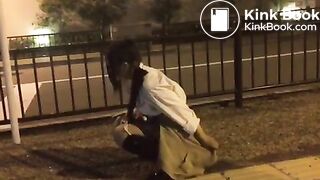 Japanese pee Street - video 2