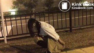 Japanese pee Street - video 2