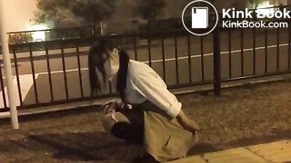 Japanese pee Street - video 2