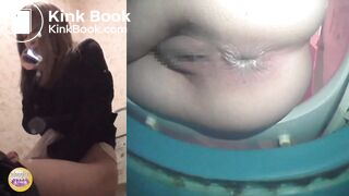 Japanese Girl Diarrhea on Toilet (60FPS)