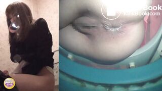 Japanese Girl Diarrhea on Toilet (60FPS)
