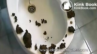 She really enjoys playing with her shit!
