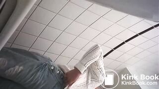 Girl in toilet - video 2