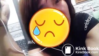 Indonesian girl working abroad sensually poop