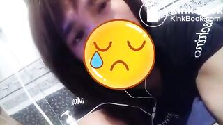 Indonesian girl working abroad sensually poop