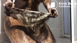 Cute chubby teen panty poop