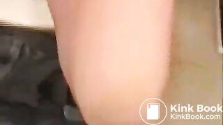 Hot redhead shitting