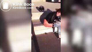 Sexy teen public pooping - video 6