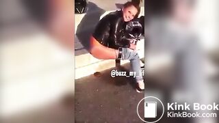 Sexy teen public pooping - video 6