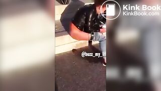 Sexy teen public pooping - video 6