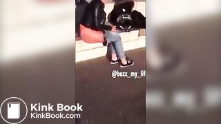 Sexy teen public pooping - video 6