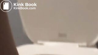 pretty joy shitting huge diarrhea in toilet