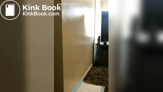 Ebony Bbw Blasting shit on Carpet/Wall