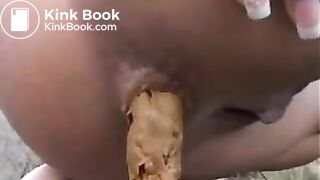 Beauty takes a big creamy shit