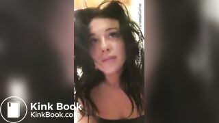 nice girl pooping on the toilet 2