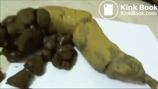 Compilation of hot black chick taking massive shits