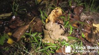 Shitting in the rain