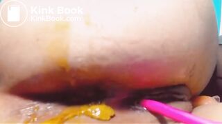 Webcam latina poo fun and pee anal dildo shit ATM