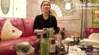 Girl eating, pooping and fucking after